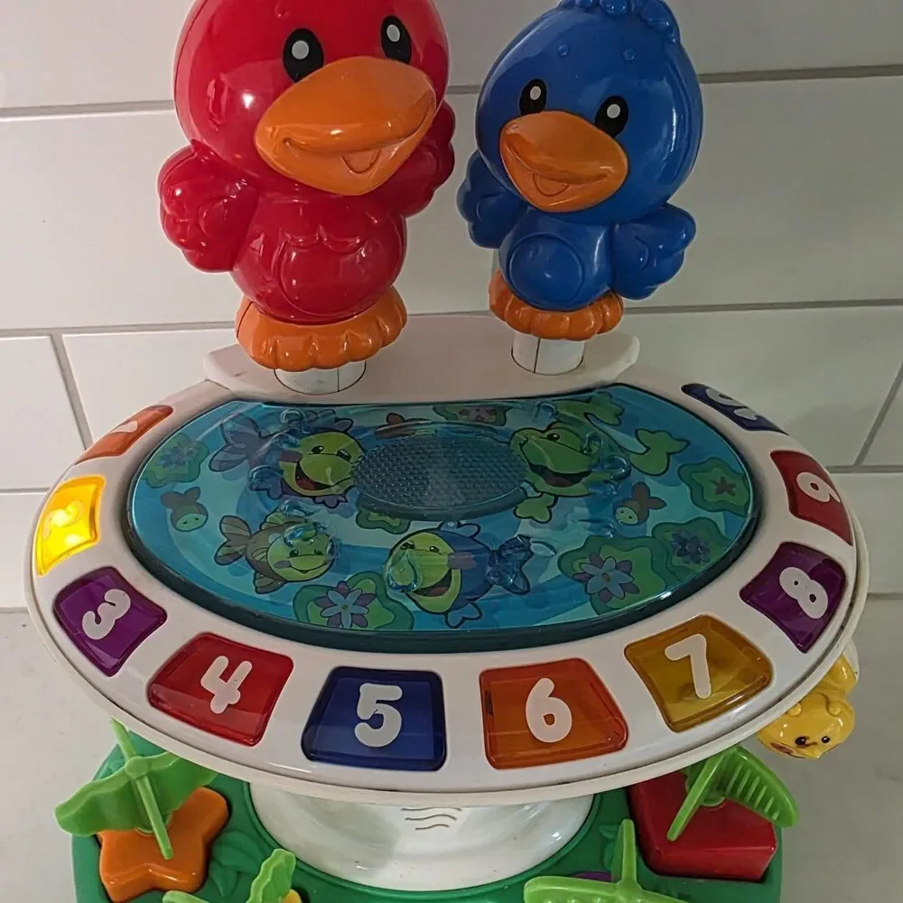 Fisher Price Bird Bath Toy Laugh And Learn - Complete & Working!
